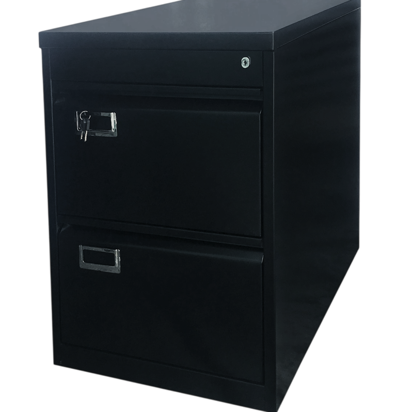 linea metalica, Archivero Negro 2 cajones